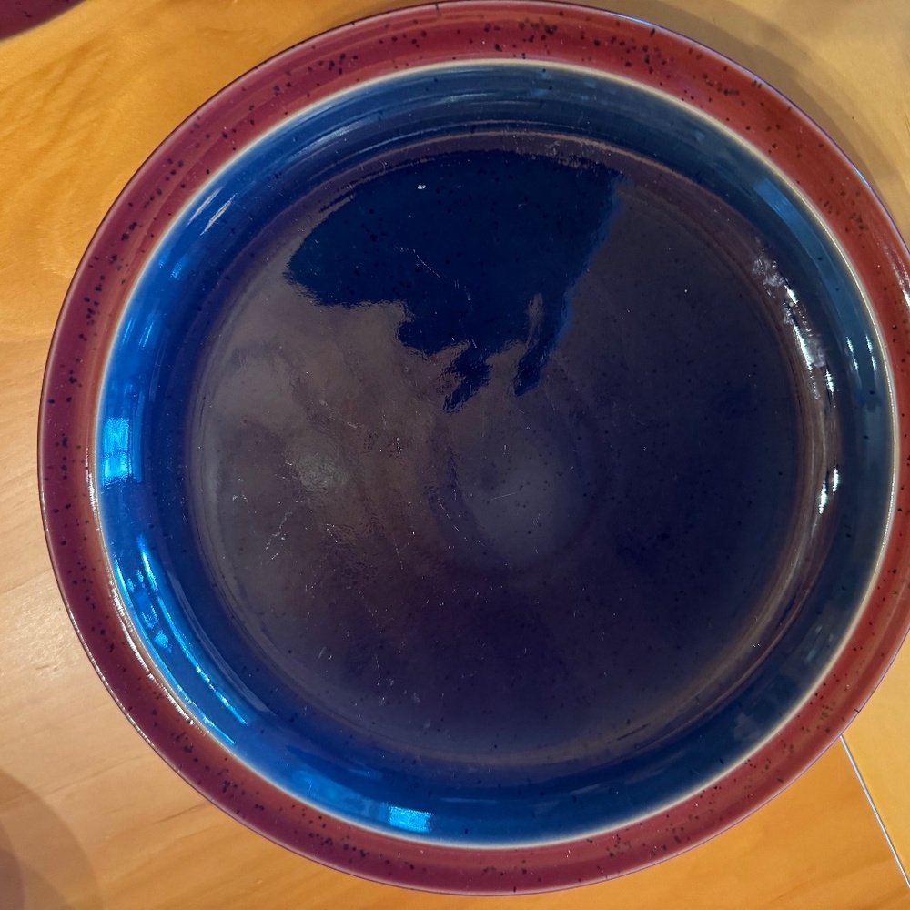 Denby Harlequin Dinner Plates